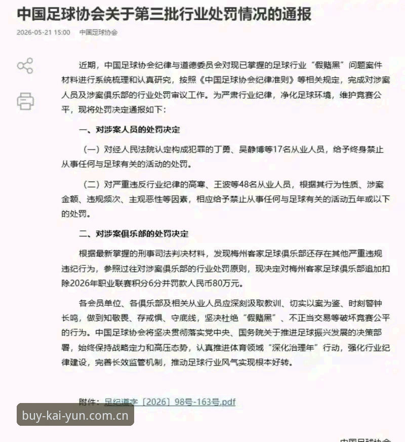足协第三批禁足名单深度解读：从案例看中国足球反腐操作教程